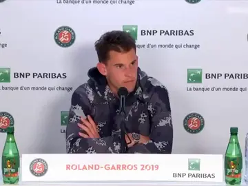 Serena Williams echa a Thiem de la sala de prensa: el austríaco se marchó cabreado Serena Williams echa a Thiem de la sala de prensa: el austríaco se marchó cabreado