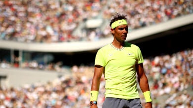 Rafa Nadal carga contra las cámaras de televisión: 