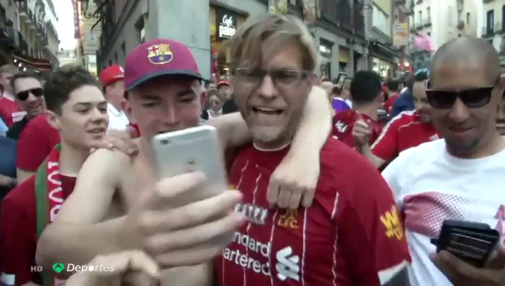 'Jurgen Klopp' revolucionó el centro de Madrid a escasas horas para la final de la Champions League