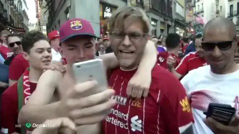 'Jurgen Klopp' revolucionó el centro de Madrid a escasas horas para la final de la Champions League 'Jurgen Klopp' revolucionó el centro de Madrid a escasas horas para la final de la Champions League