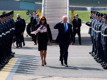 El presidente de los EEUU, Donald Trump, y su mujer, Melania Trump El presidente de los EEUU, Donald Trump, y su mujer, Melania Trump