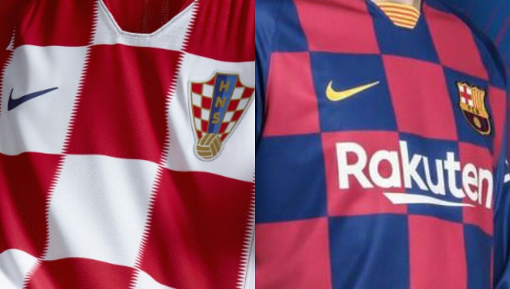 camiseta a cuadros barcelona