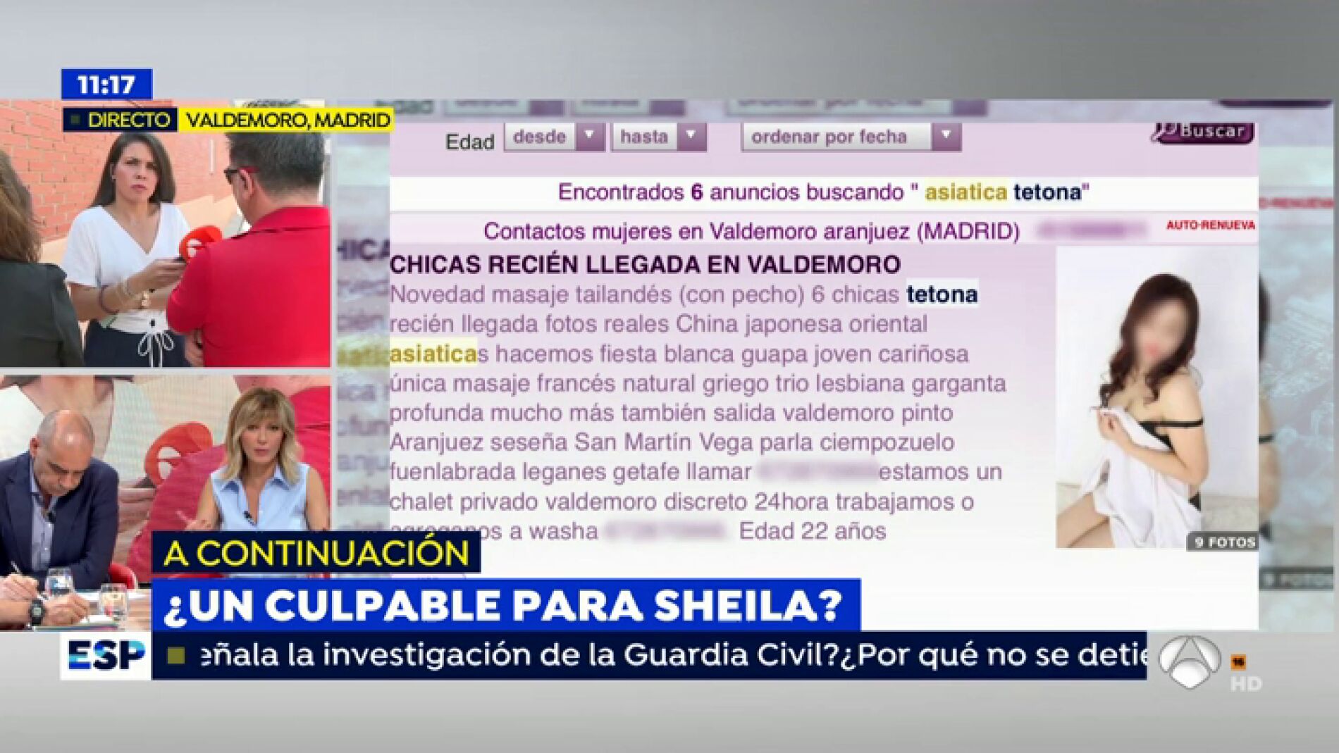 Prostituci&oacute;n en un chalet de Vlademoro.