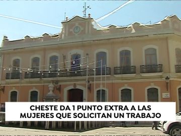 Cheste asigna en unas oposiciones un punto extra a las estudiantes por 'ser mujer'