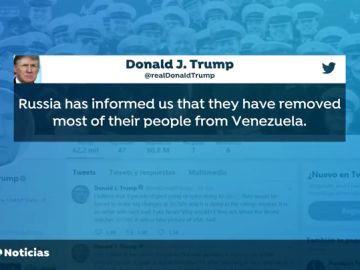 Rusia retira a la mayor parte de su ej&eacute;rcito de Venezuela, seg&uacute;n Donald Trump