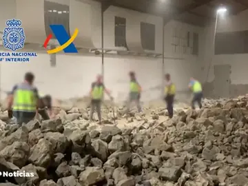 Intervenida una tonelada de cocaína en el interior de falsas piedras Intervenida una tonelada de cocaína en el interior de falsas piedras