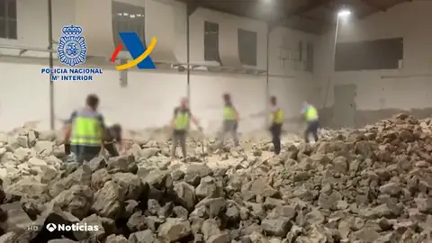 Intervenida una tonelada de cocaína en el interior de falsas piedras Intervenida una tonelada de cocaína en el interior de falsas piedras