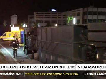 Accidente de autobús en Madrid Accidente de autobús en Madrid