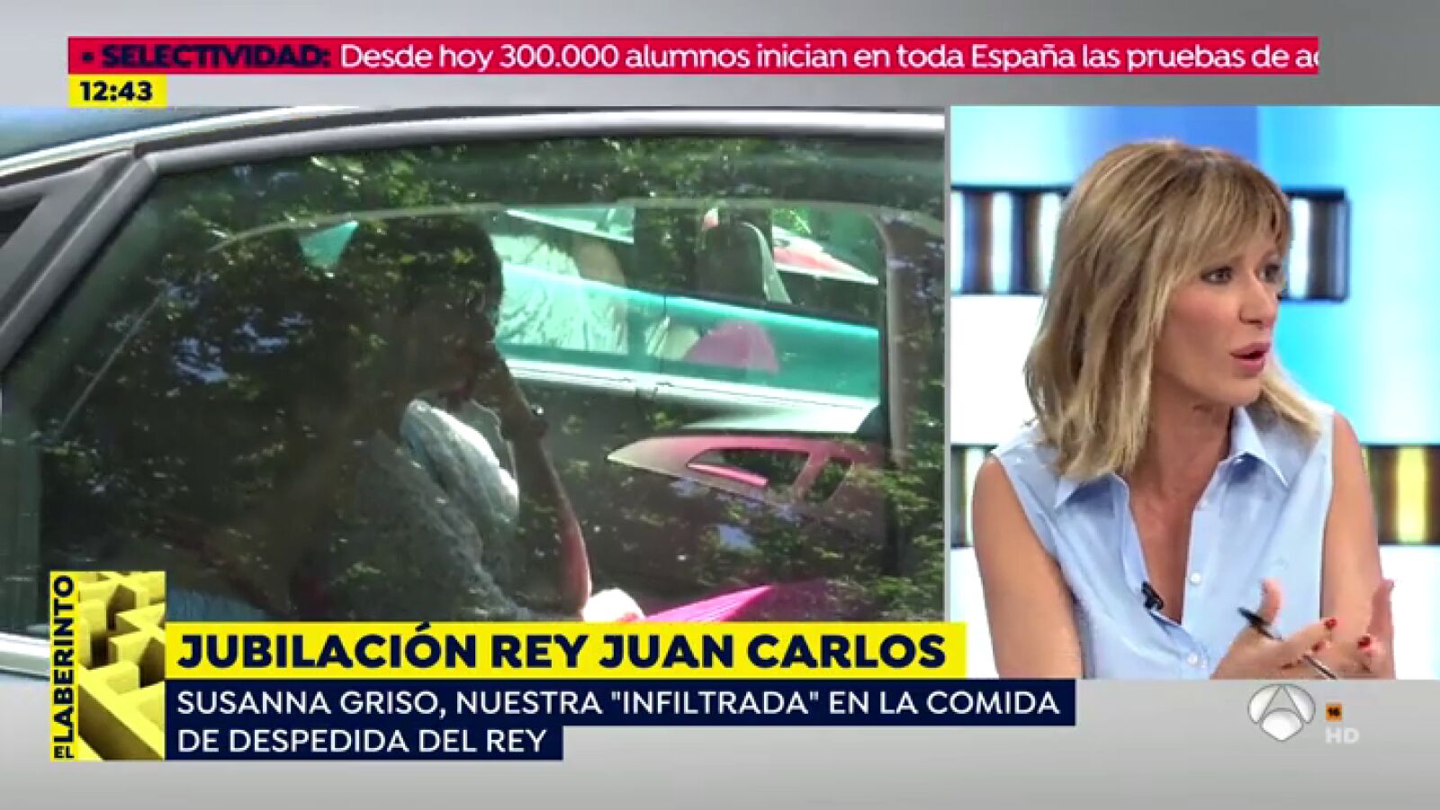 Susanna Griso revela detalles de su comida con el rey Juan Carlos tras anunciar su jubilación
