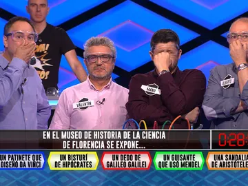 'Los Lobos' celebran el pleno en '¡Boom! tras intuir qué curioso objeto se expone en un museo italiano 'Los Lobos' celebran el pleno en '¡Boom! tras intuir qué curioso objeto se expone en un museo italiano