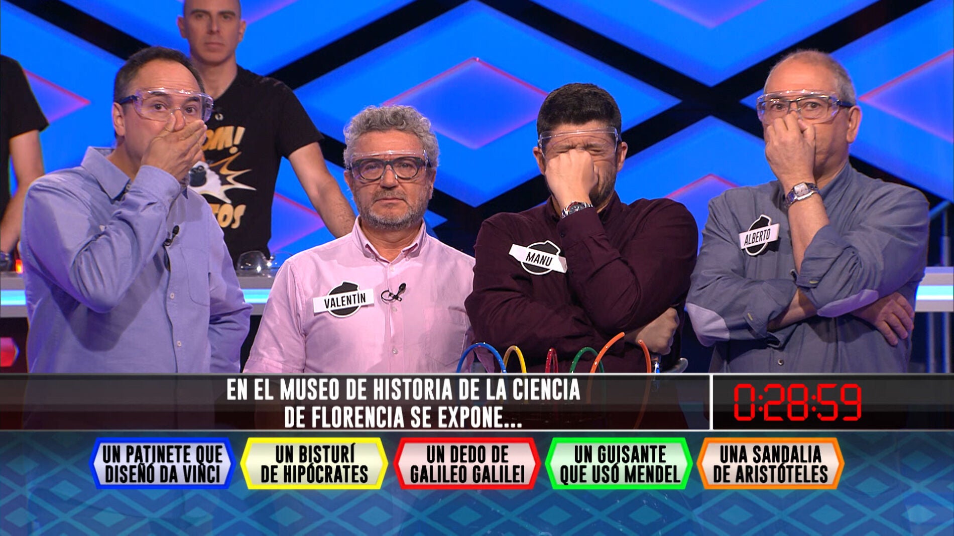 'Los Lobos' celebran el pleno en '&iexcl;Boom! tras intuir qu&eacute; curioso objeto se expone en un museo italiano