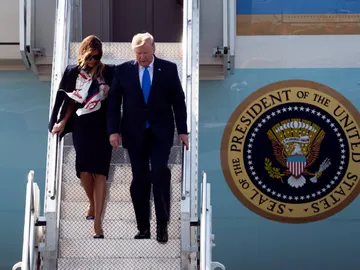 Trump llega a Londres para su visita de Estado al Reino Unido Trump llega a Londres para su visita de Estado al Reino Unido