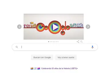 Doodle de Google sobre el Orgullo Gay Doodle de Google sobre el Orgullo Gay