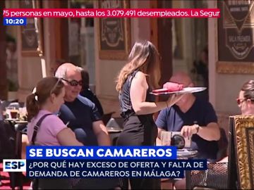 Se buscan camareros cualificados en Málaga