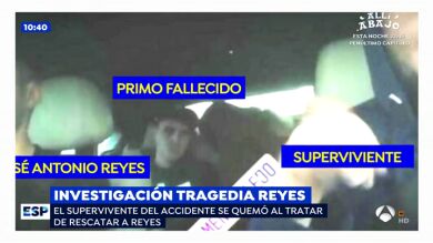 El superviviente del accidente de Reyes quedó ileso pero se quemó al tratar de rescatar al futbolista y a su otro primo