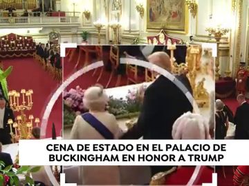 Trump vuelve a cometer otro fallo de protocolo con la reina Isabel II Trump vuelve a cometer otro fallo de protocolo con la reina Isabel II