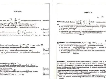 Examen de Matemáticas Examen de Matemáticas