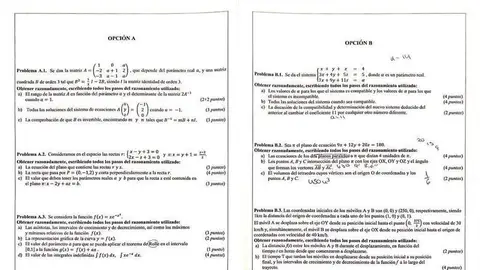 Examen de Matemáticas Examen de Matemáticas