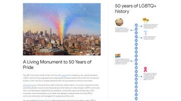 Cronología de Google sobre el Orgullo Gay