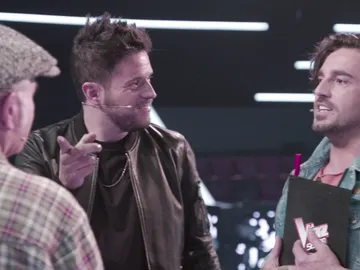 Pablo López, David Bustamante y José María Guzmán unen sus voces durante los ensayos Pablo López, David Bustamante y José María Guzmán unen sus voces durante los ensayos