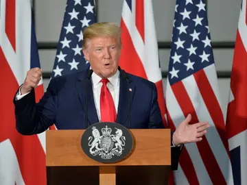 El presidente de Estados Unidos, Donald Trump El presidente de Estados Unidos, Donald Trump