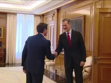 Rivera se reúne con el Rey Felipe VIen la ronda de contactos Rivera se reúne con el Rey Felipe VIen la ronda de contactos
