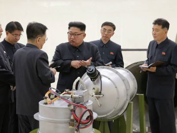 Kim Jong-un, líder supremo de Corea del Norte, en una imagen difundida por el régimen Kim Jong-un, líder supremo de Corea del Norte, en una imagen difundida por el régimen