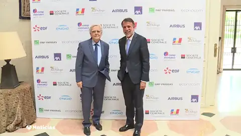 Bernard Pivot y José Creuheras Bernard Pivot y José Creuheras