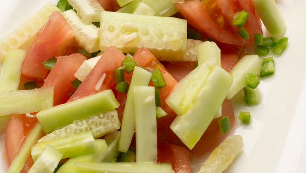 Gazpacho en ensalada