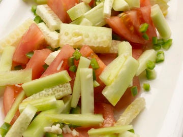 Gazpacho en ensalada