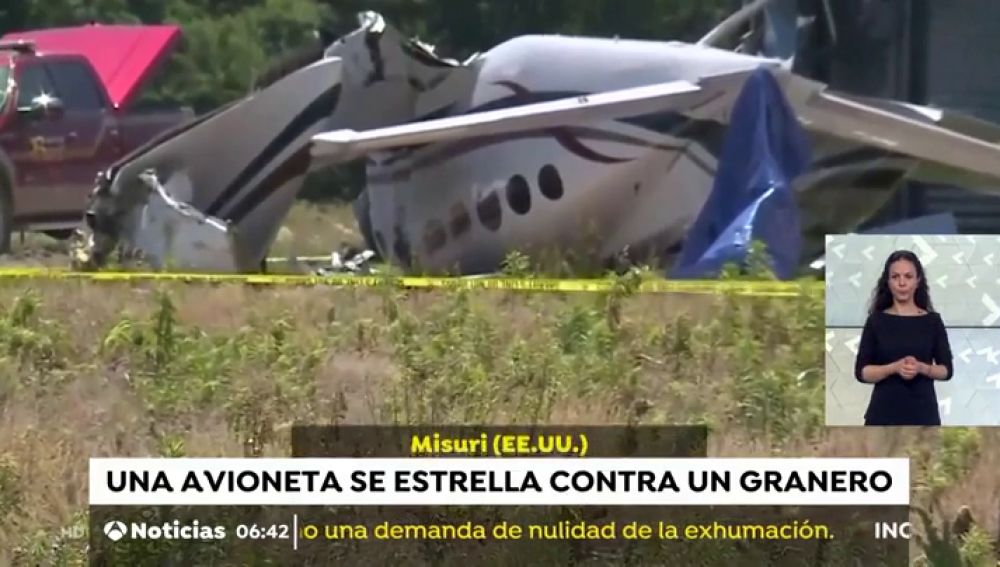 Accidente avioneta.