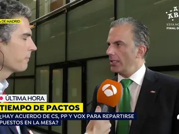 Ortega Smith, en Espejo Público. Ortega Smith, en Espejo Público.