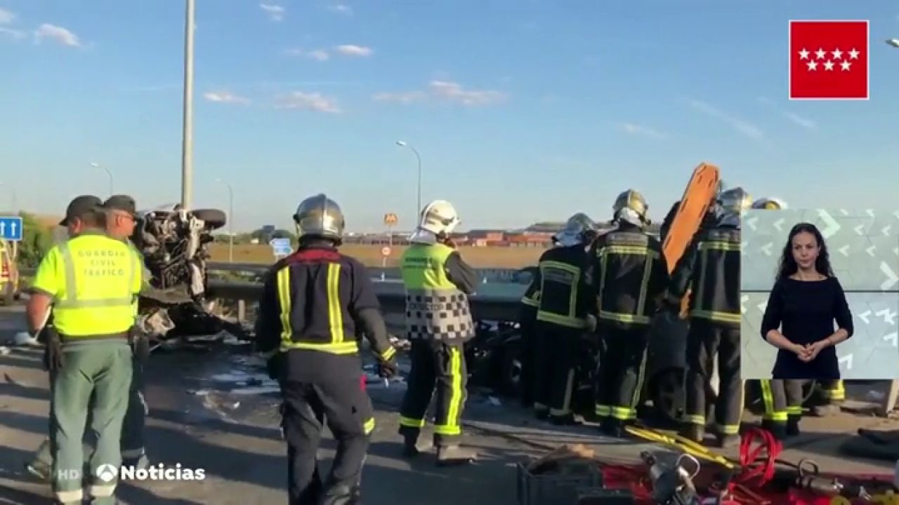 Muere un hombre de 52 años tras chocar contra una mediana en Madrid