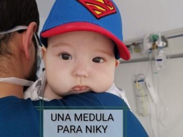 Nico, el bebé de seis meses que busca un donante de médula