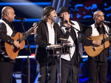 La fiesta de los D’Orlando en ‘La Voz Senior’ con Antonio Carmona a los bongos y Pablo López al piano