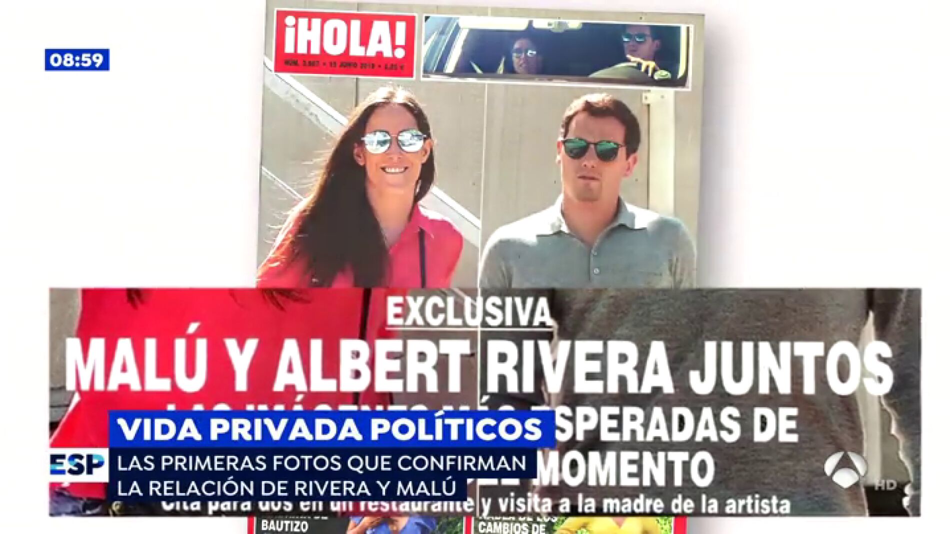 Mal&uacute; y Rivera, juntos.
