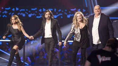 Adriana Ceballos y Xavi Garriga pasan a la Semifinal de ‘La Voz Senior’ en el equipo de Paulina Rubio