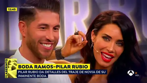 La boda de Pilar Rubio y Sergio Ramos. Ramos