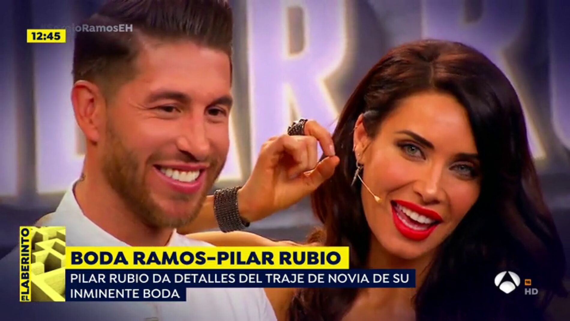 La boda de Pilar Rubio y Sergio Ramos.
