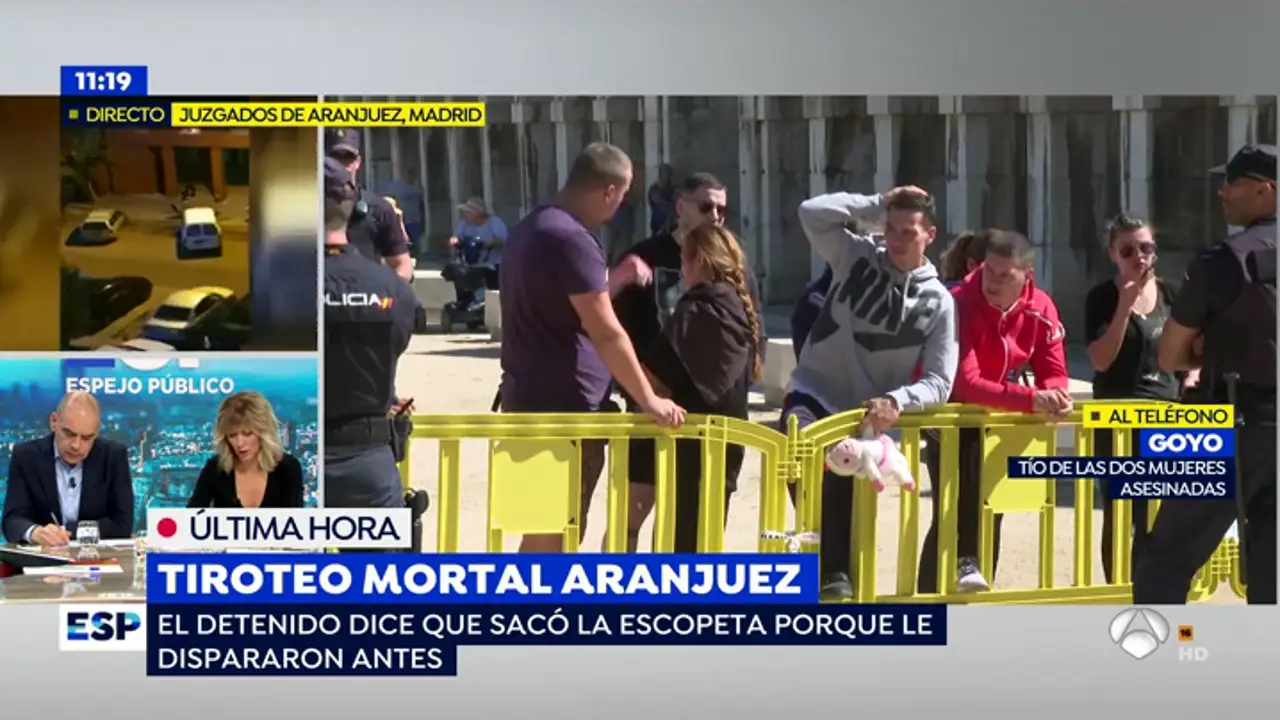 Tiroteo de Aranjuez: "Lissete le dijo que no disparara a los niños y la dejó seca"