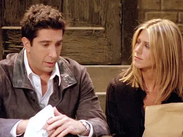 Rachel y Ross en 'Friends' Rachel y Ross en 'Friends'
