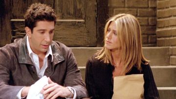 Rachel y Ross en 'Friends' Rachel y Ross en 'Friends'