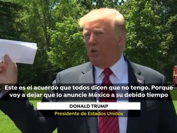 El acuerdo secreto de Trump y México 