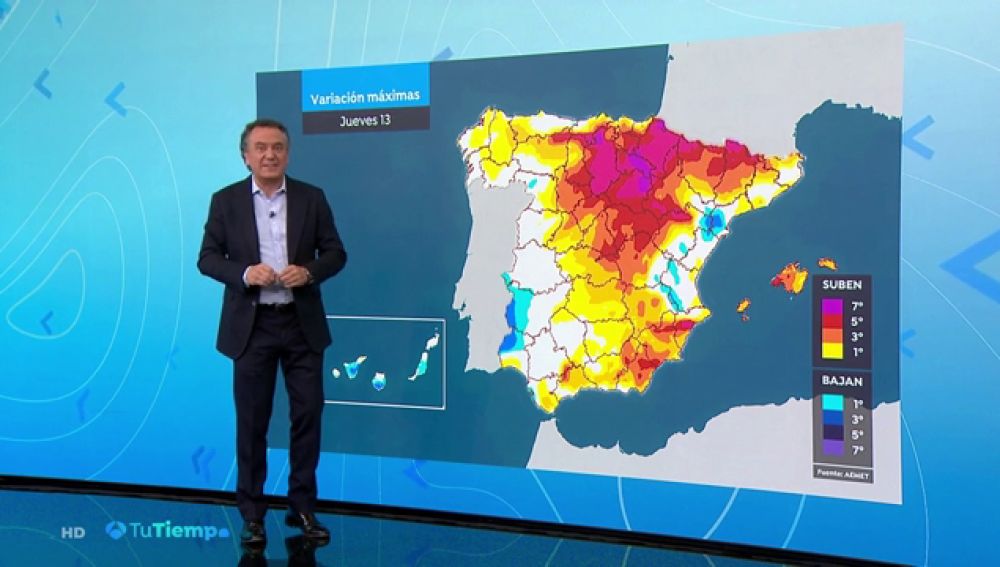 Suben las temperaturas, de forma notable en las mínimas 