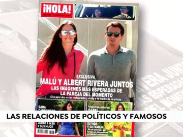 Malú y Rivera en la portada de Hola