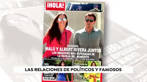 Malú y Rivera en la portada de Hola Malú y Rivera en la portada de Hola