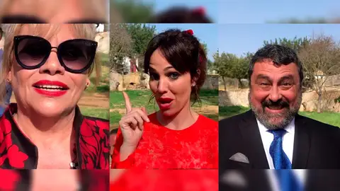 Las divertidas clases de euskera y andaluz con Carmina Barrios, Paco Tous y Nerea Garmedia Las divertidas clases de euskera y andaluz con Carmina Barrios, Paco Tous y Nerea Garmedia