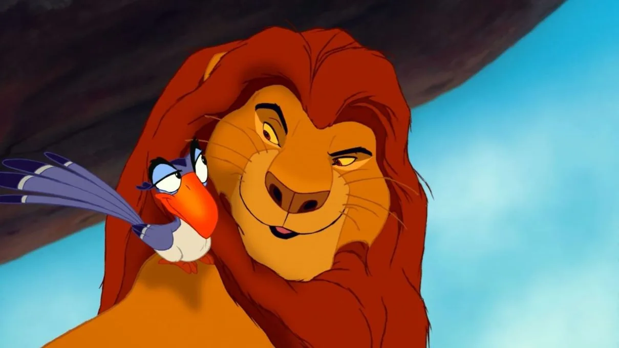 Zaz&uacute; y Mufasa en 'El Rey Le&oacute;n'