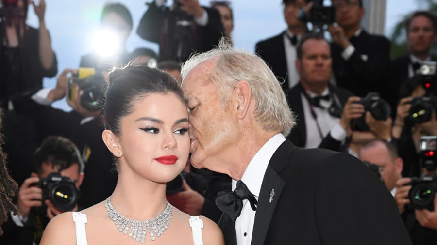 Selena Gomez y Bill Murray