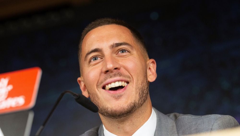 Eden Hazard, en rueda de prensa